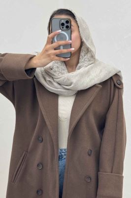 پالتو فوتر بلند مج پاکتی همیسا