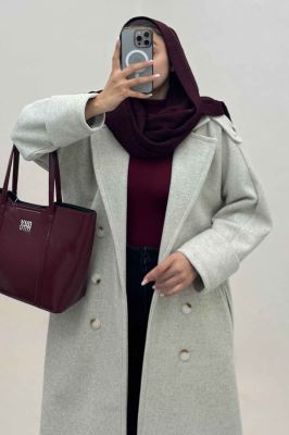 پالتو فوتر بلند مج پاکتی همیسا