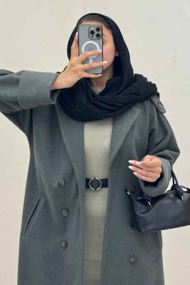 پالتو فوتر بلند مج پاکتی همیسا