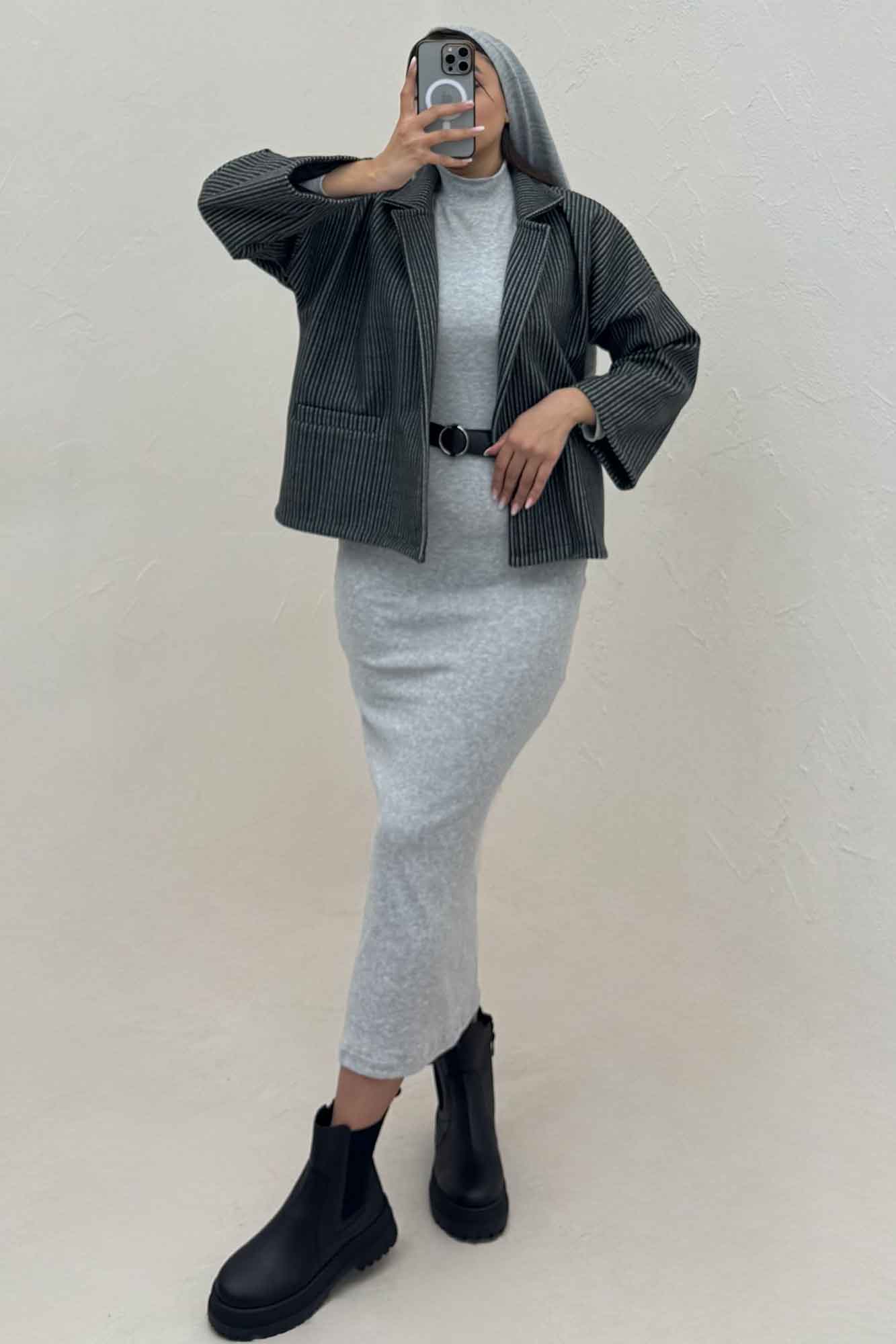 کت فوتر زنجیری آستردار جیب فیلتو 