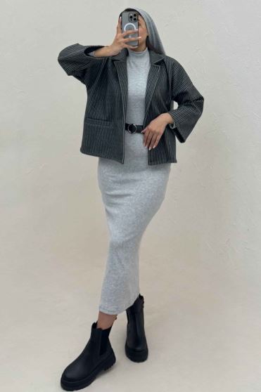 کت فوتر زنجیری آستردار جیب فیلتو 