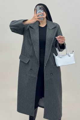 پالتو بلند فوتر زنجیری آستردار