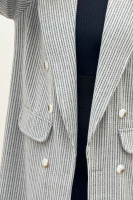 پالتو بلند فوتر زنجیری آستردار