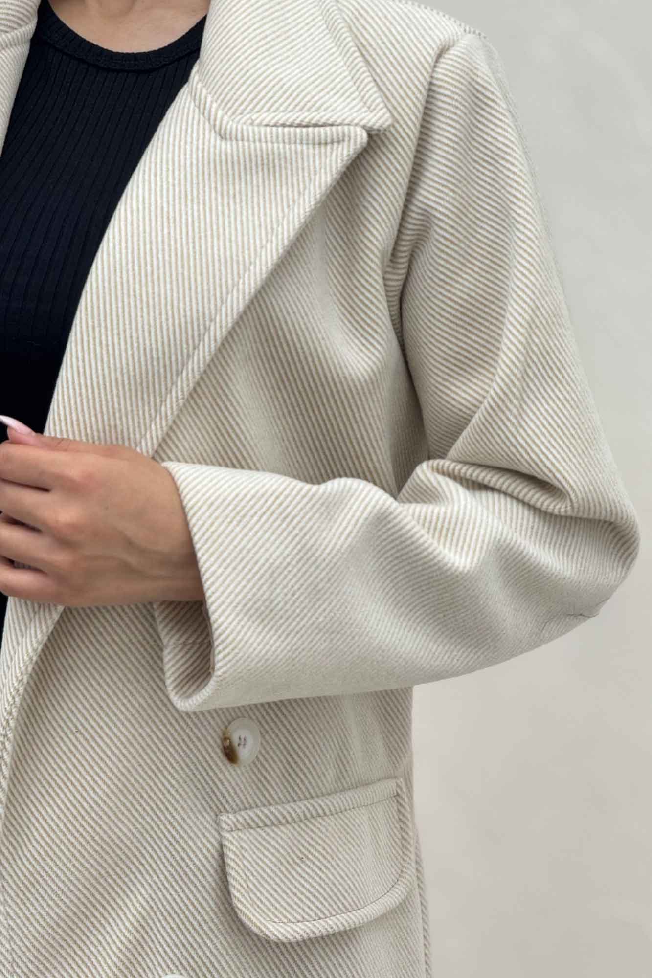 پالتو بلند فوتر کجراه آستردار