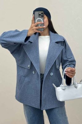 پالتو کتی فوتر یقه انگلیسی VINY