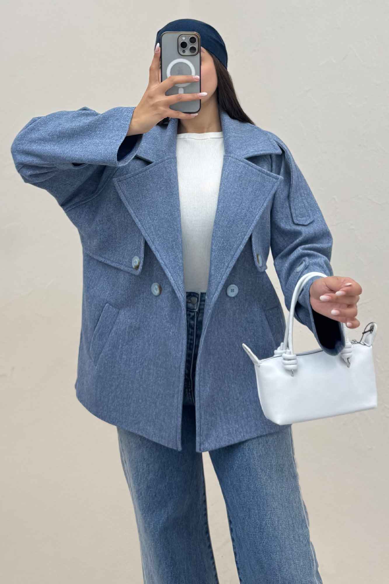 پالتو کتی فوتر یقه انگلیسی VINY