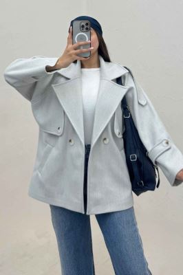 پالتو کتی فوتر یقه انگلیسی VINY