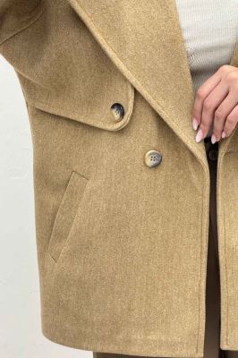 پالتو کتی فوتر یقه انگلیسی VINY