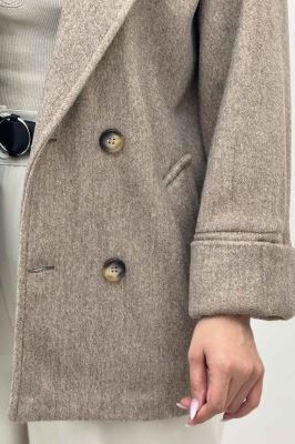 کت فوتر کشمیر چهار دکمه مچ پاکتی