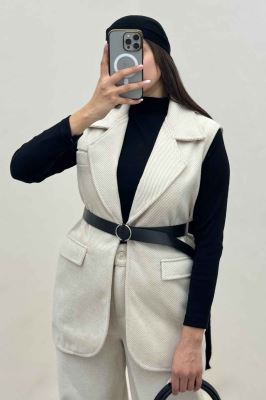 ست وست و شلوار فوتر کجراه آستردار