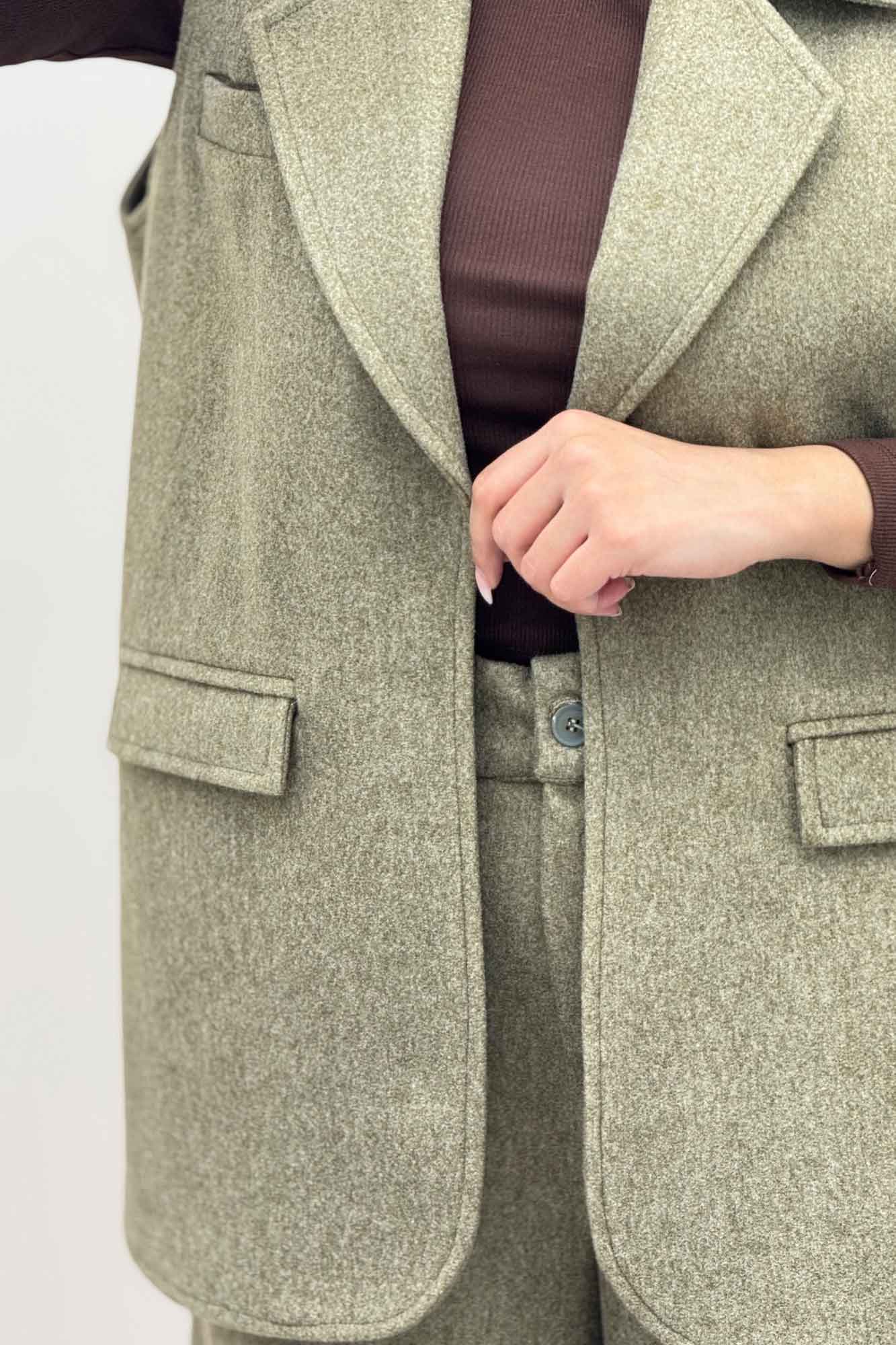 ست وست و شلوار فوتر آستردار ونورا