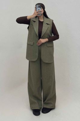 ست وست و شلوار فوتر آستردار ونورا