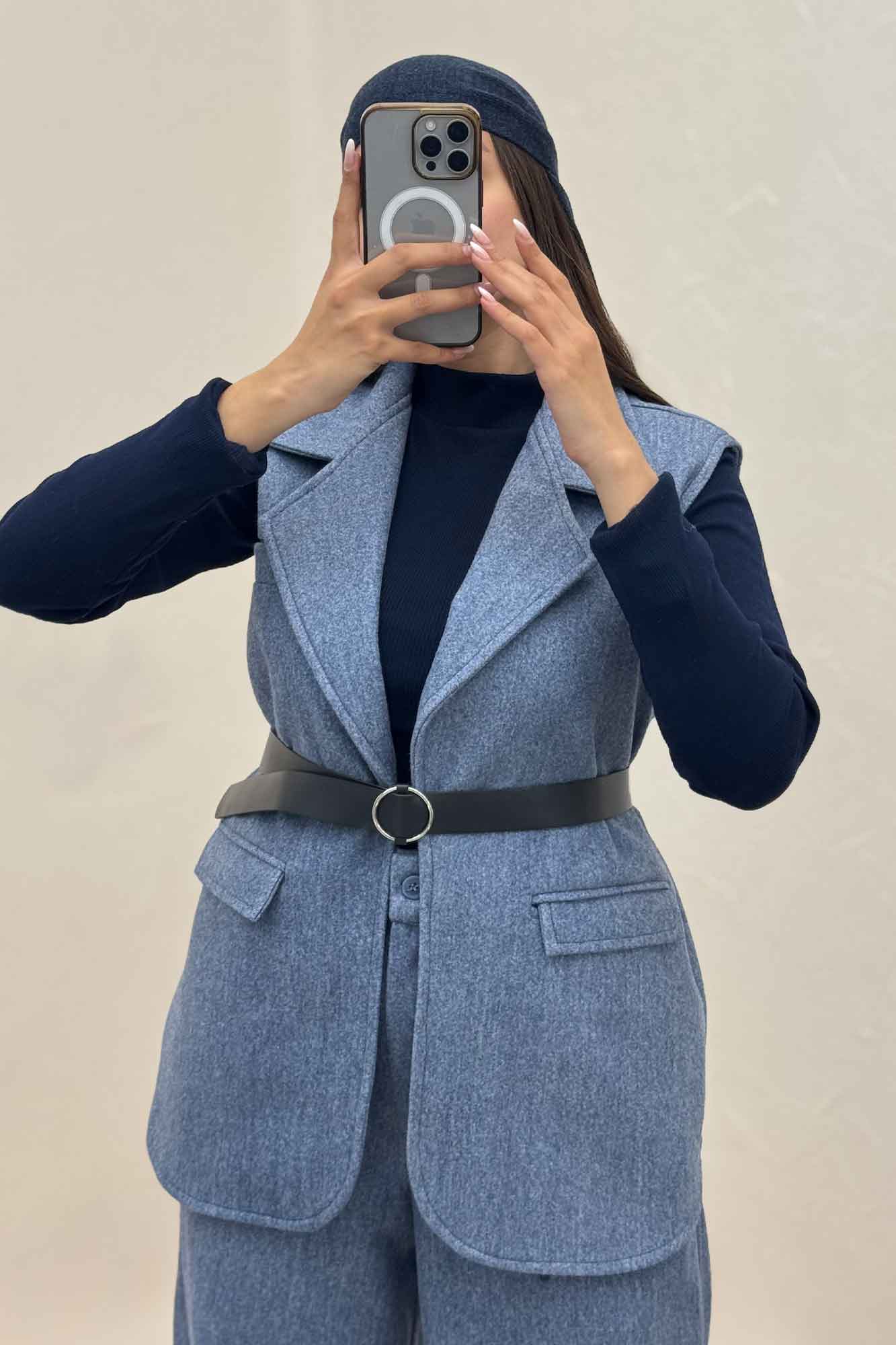 ست وست و شلوار فوتر آستردار ونورا