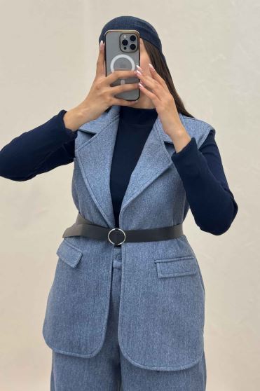 ست وست و شلوار فوتر آستردار ونورا