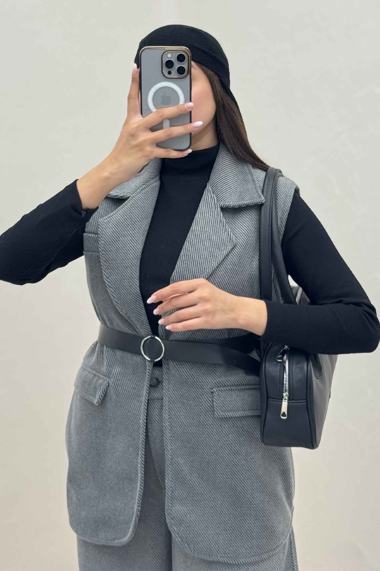 ست وست و شلوار فوتر کجراه آستردار