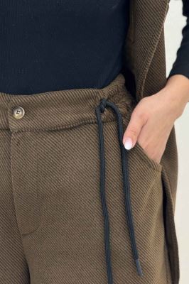 ست وست و شلوار فوتر کجراه آستردار