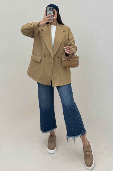 پالتو فوتر سه جیب آستردار آدیا