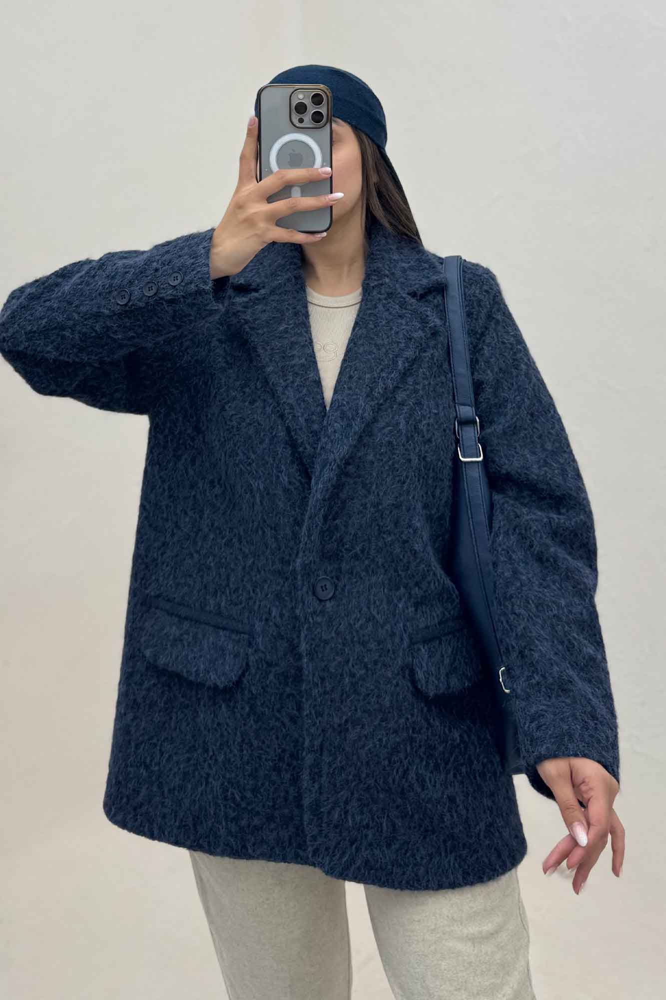 کت آستردار ویکتونا پشت چاکدار