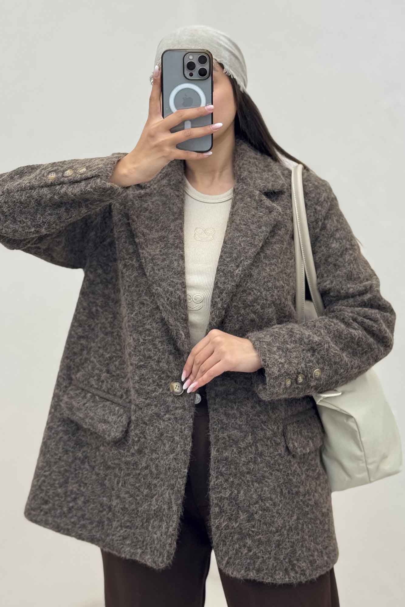 کت آستردار ویکتونا پشت چاکدار