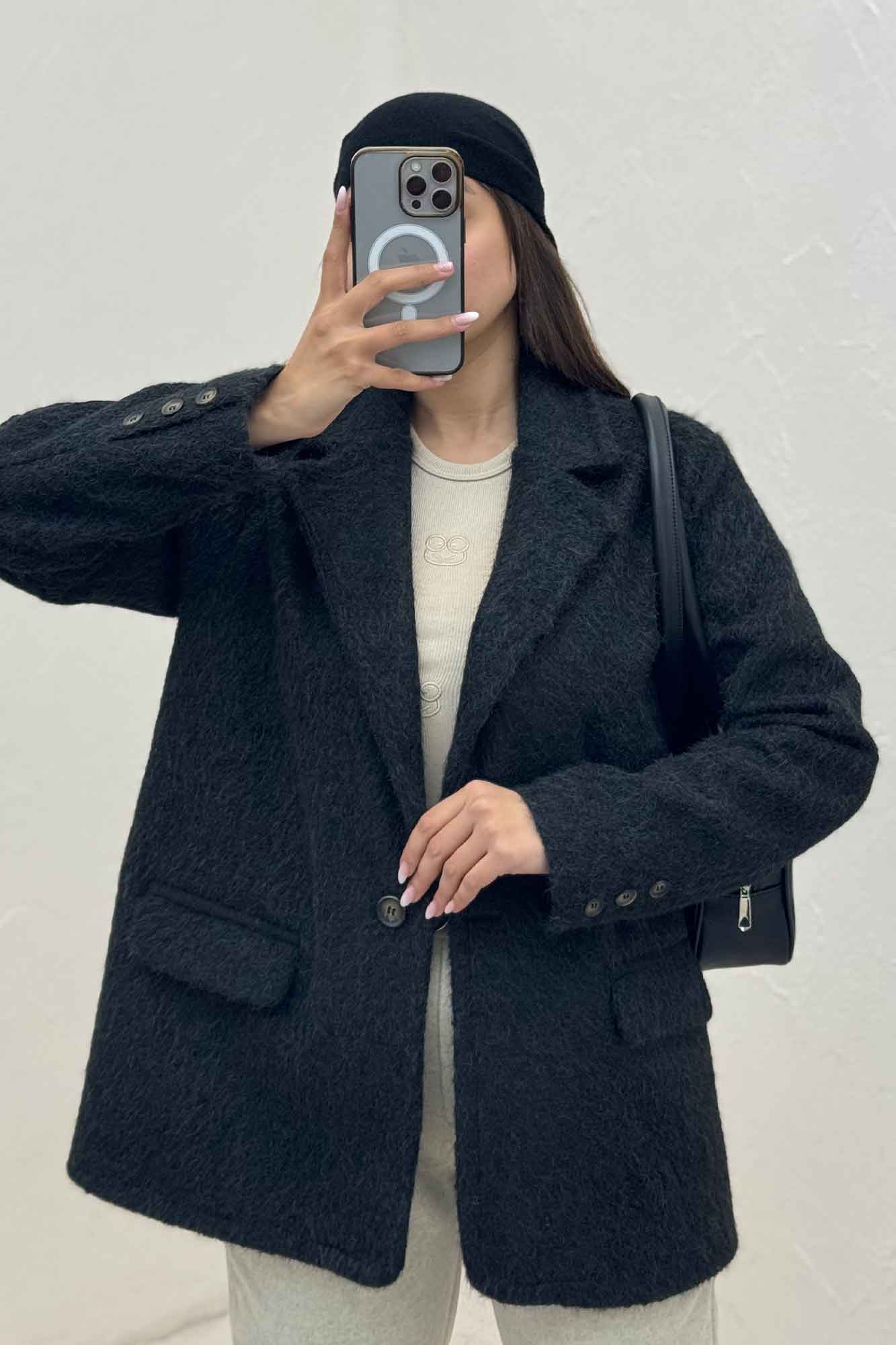 کت آستردار ویکتونا پشت چاکدار