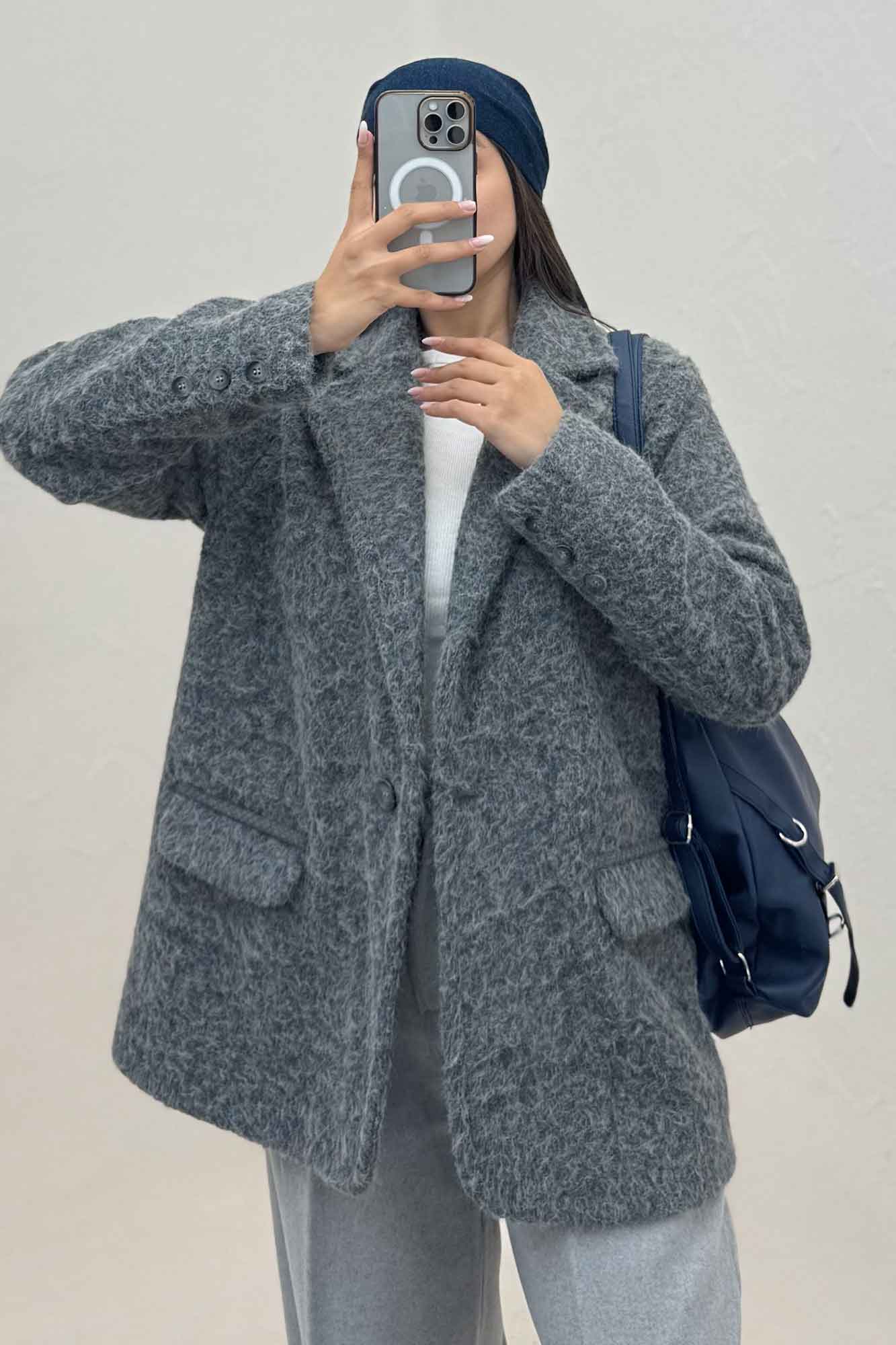 کت آستردار ویکتونا پشت چاکدار