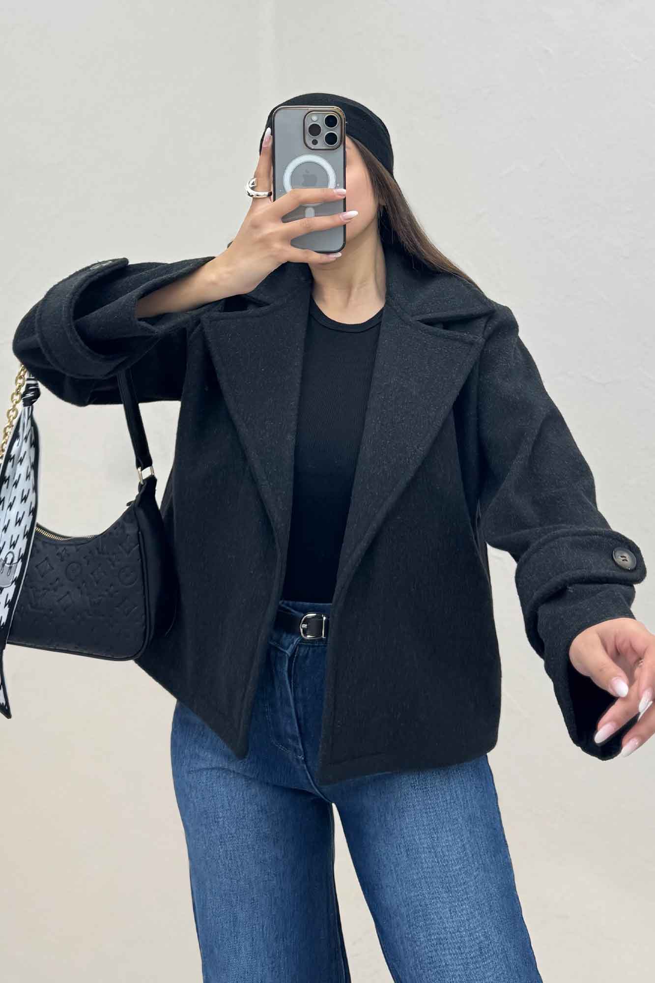 کت فوتر کشمیر یقه انگلیسی