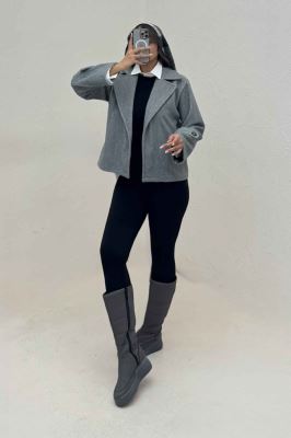 کت فوتر کشمیر یقه انگلیسی