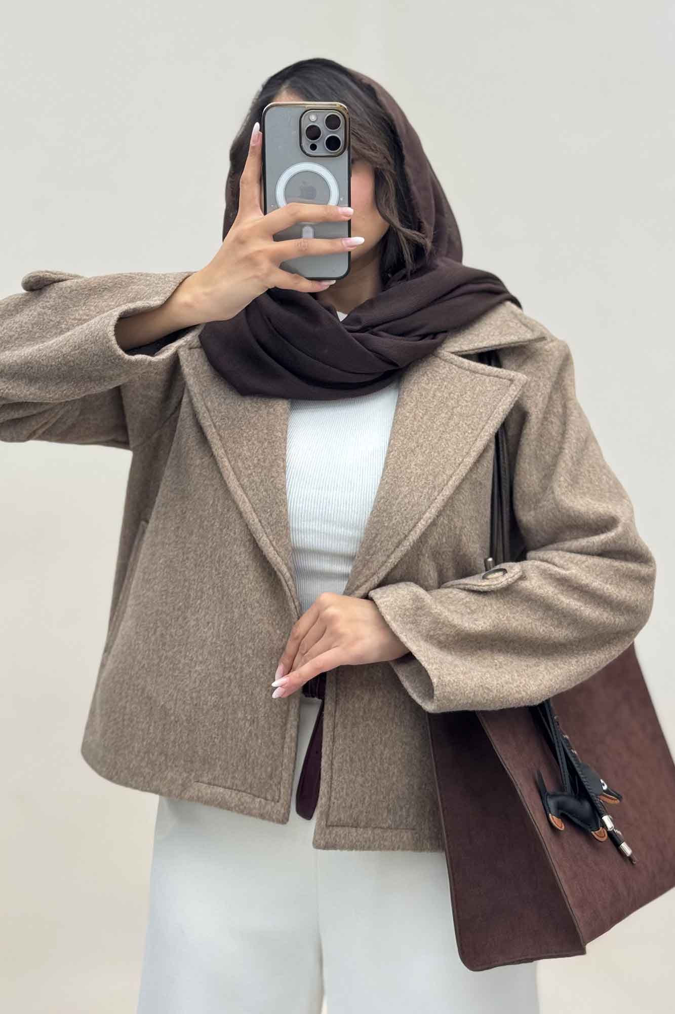 کت فوتر کشمیر یقه انگلیسی