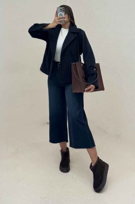 کت فوتر کشمیر یقه انگلیسی