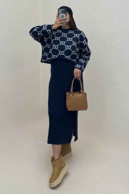 ست سارافن و رویه بافت گوچی 