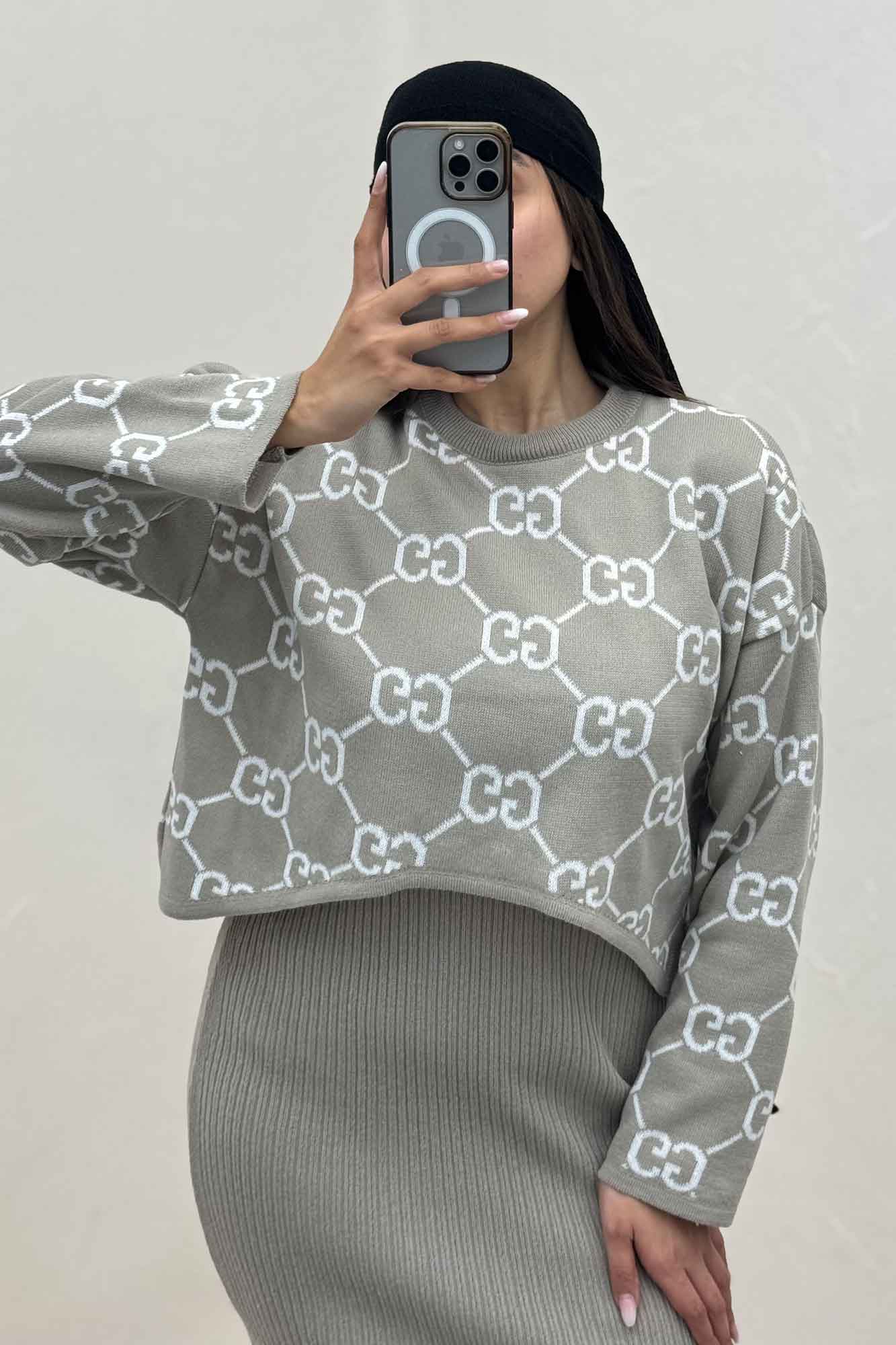 ست سارافن و رویه بافت گوچی 