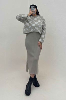 ست سارافن و رویه بافت گوچی 