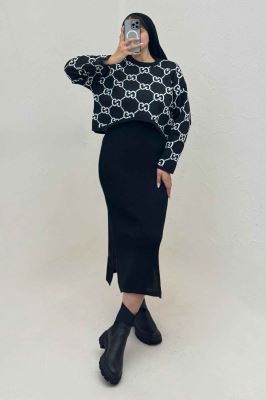 ست سارافن و رویه بافت گوچی 