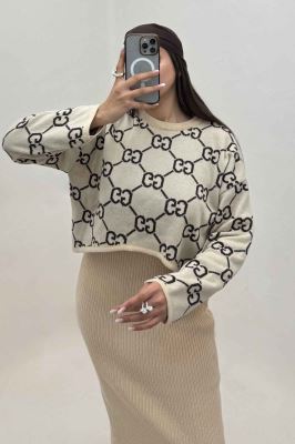 ست سارافن و رویه بافت گوچی 