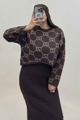 ست سارافن و رویه بافت گوچی 