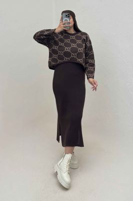 ست سارافن و رویه بافت گوچی 