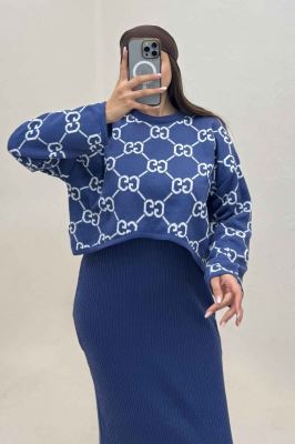 ست سارافن و رویه بافت گوچی 