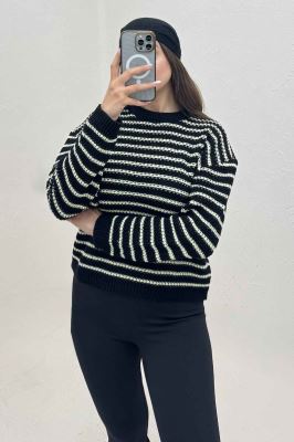 بلوز بافت راه راه کد 536