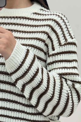 بلوز بافت راه راه کد 536