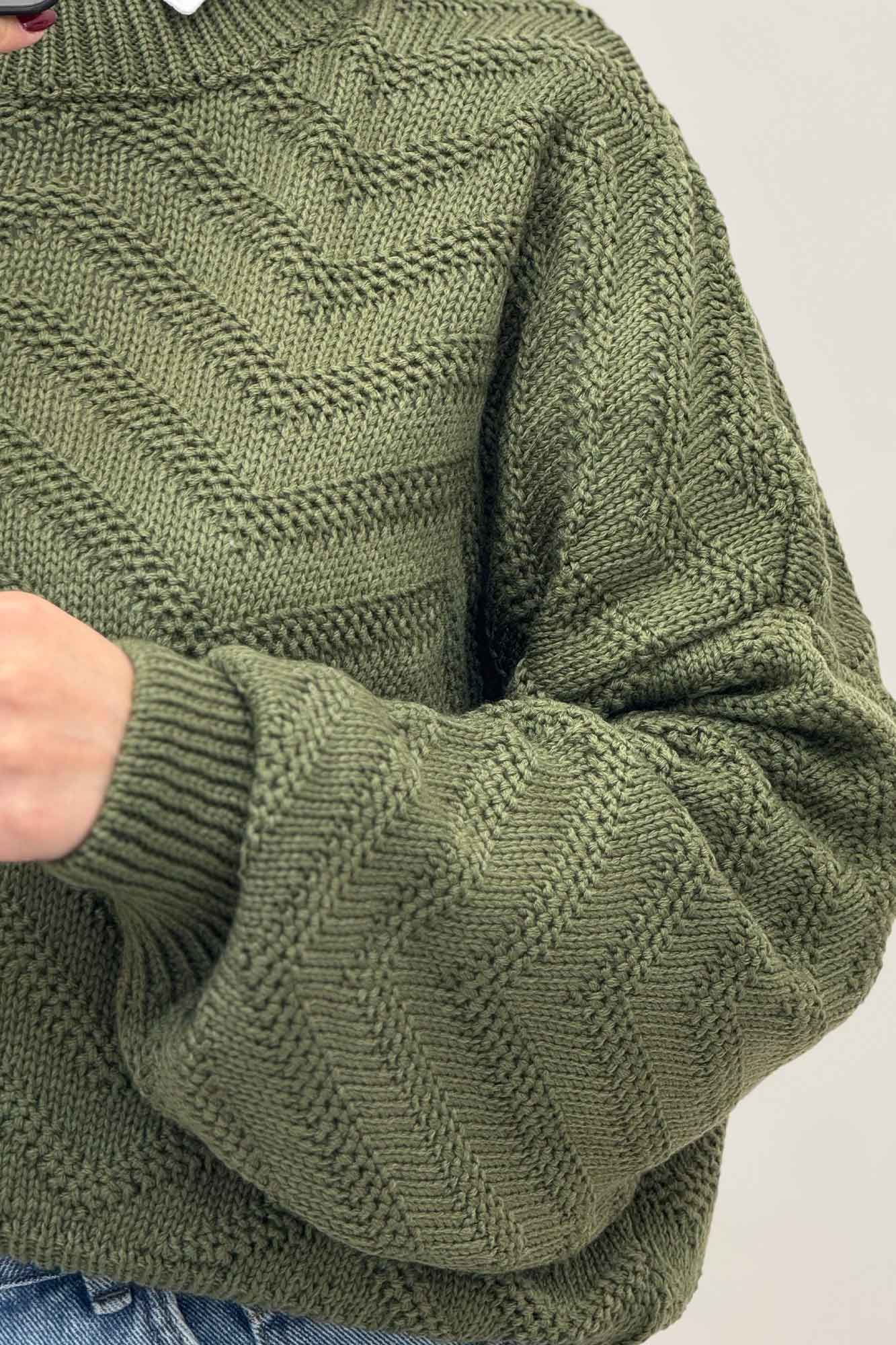 بلوز بافت یقه سه سانت طرح زیگزاگ کد 511