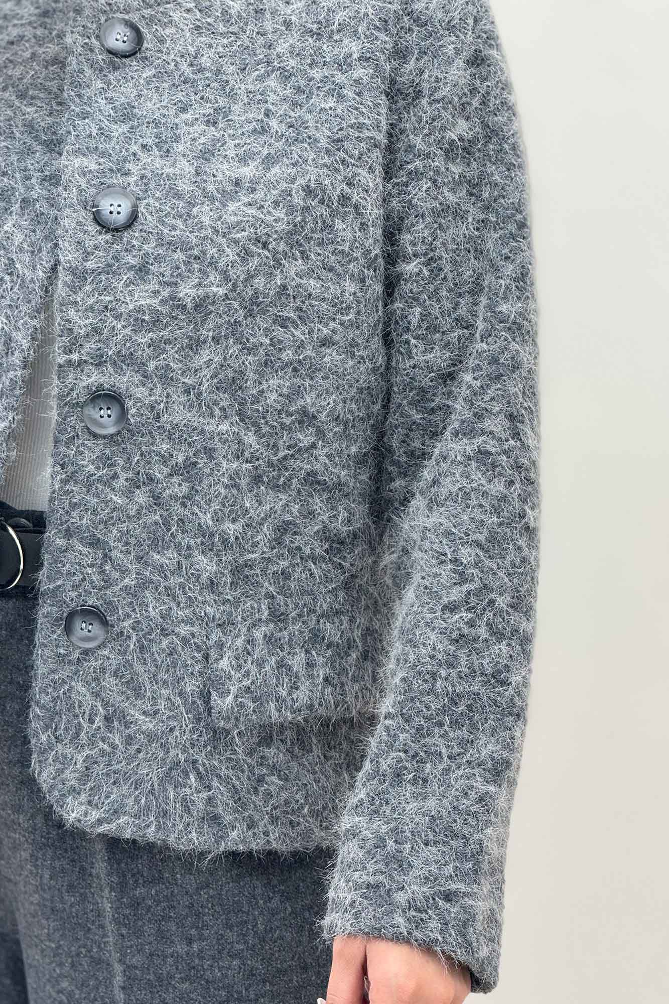 کت ویکتونا یقه گرد آستردار