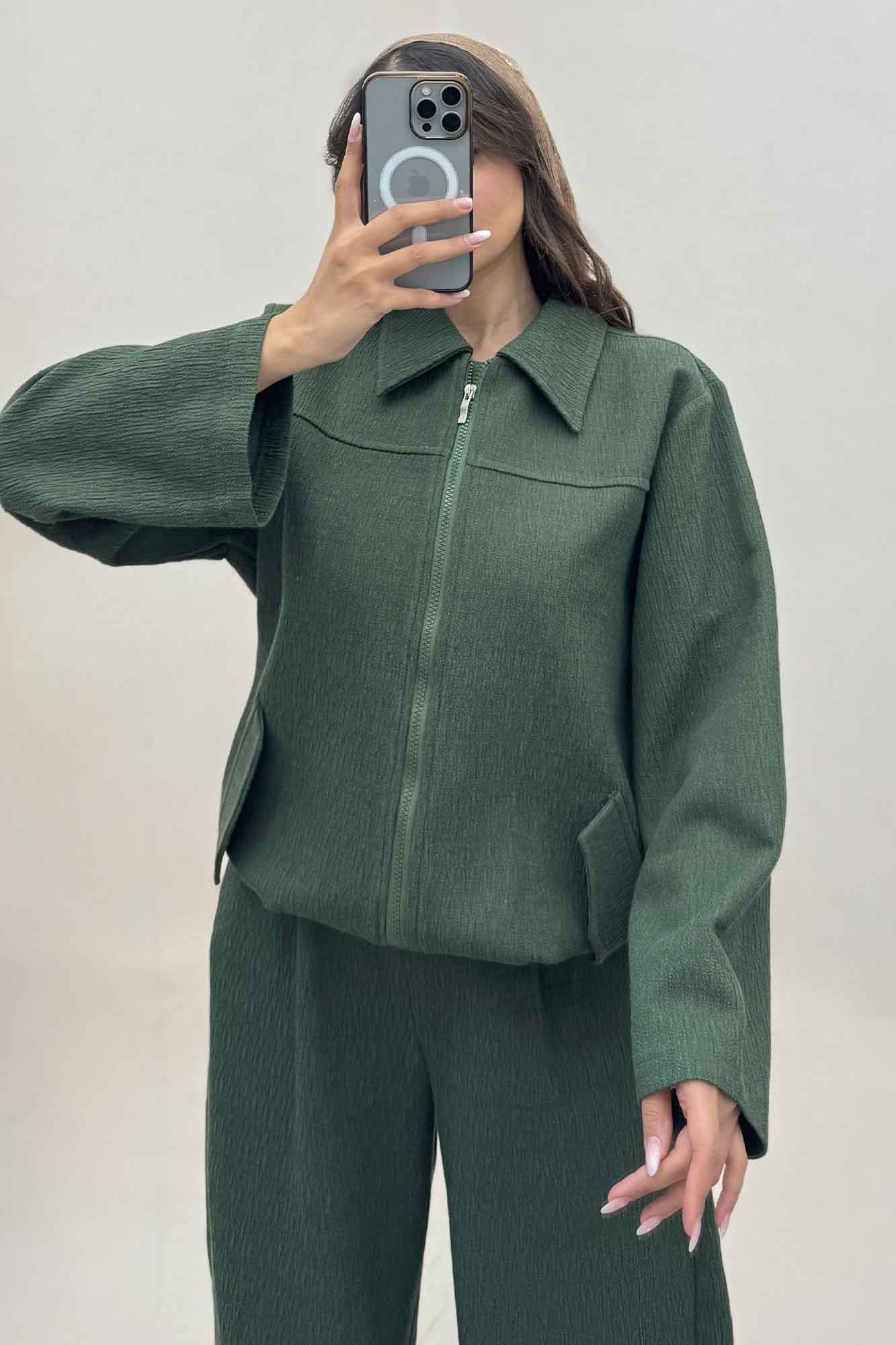 ست سویشرت و شلوار کتان راین