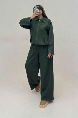 ست سویشرت و شلوار کتان راین