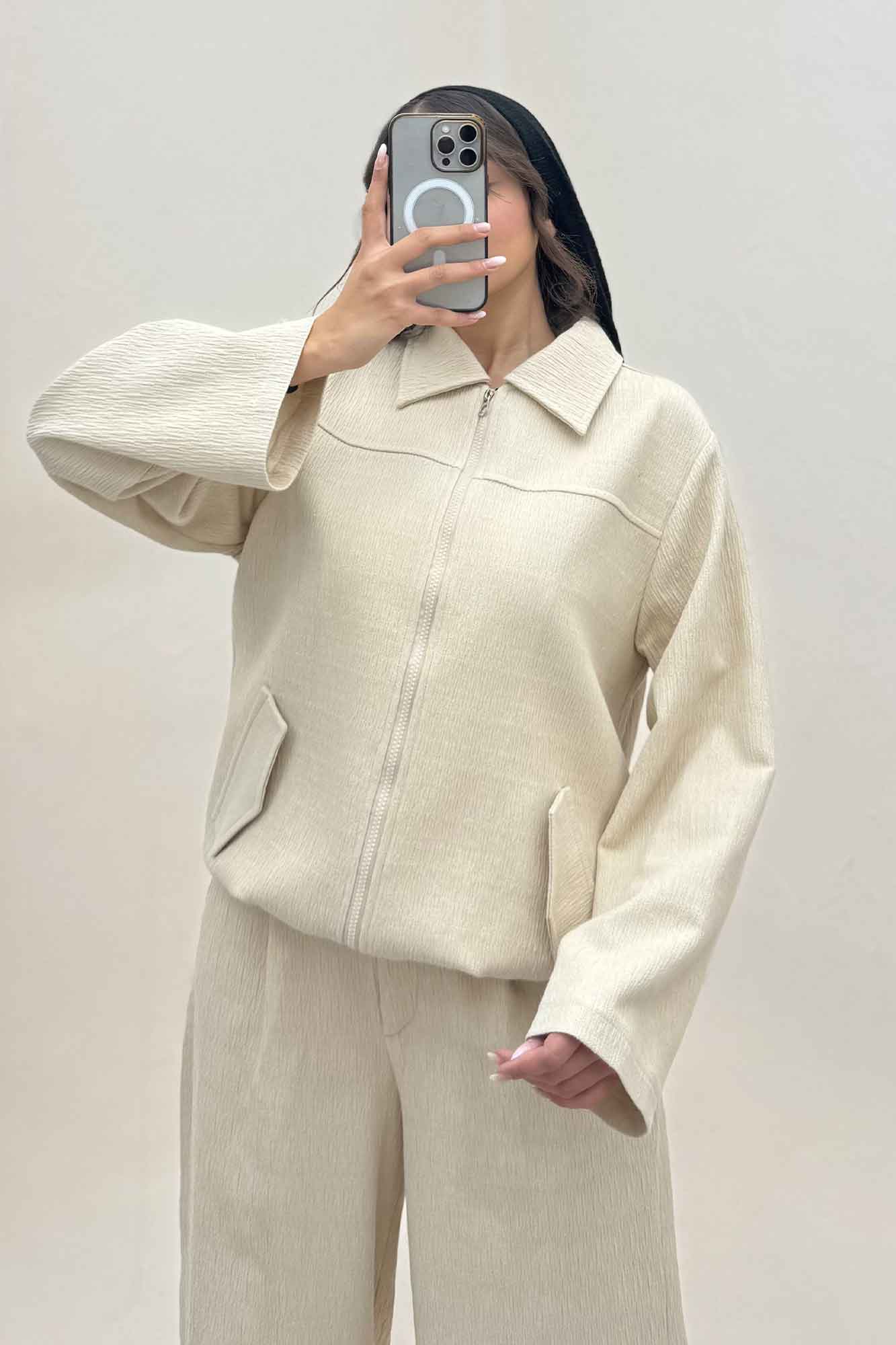 ست سویشرت و شلوار کتان راین