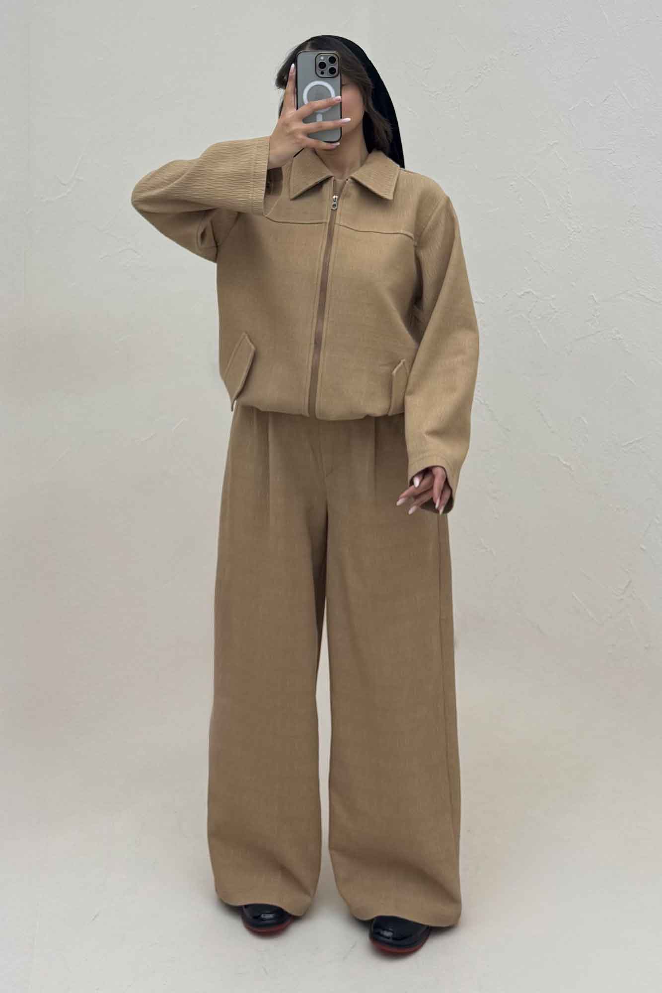 ست سویشرت و شلوار کتان راین