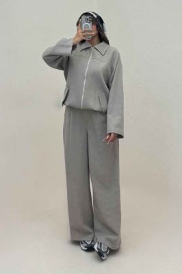 ست سویشرت و شلوار کتان راین