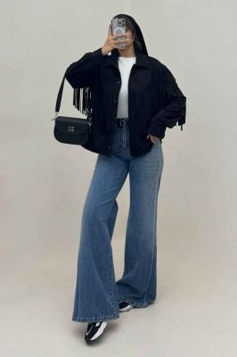 کت جیر آستردار سرخپوستی