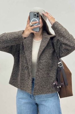 کت ویکتونا آستردار تک دکمه 