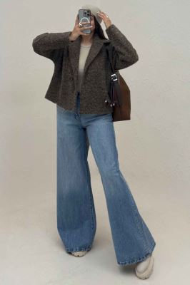 کت ویکتونا آستردار تک دکمه 