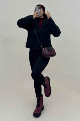 کت ویکتونا آستردار تک دکمه 